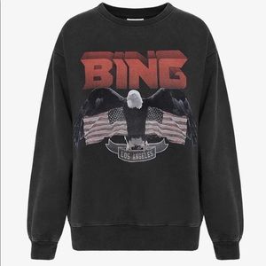 DESIGNER ANINE BING crewneck sweatshirt